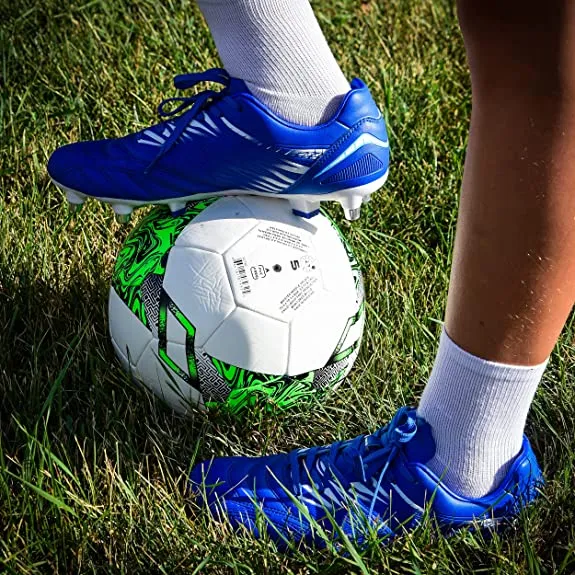 Valencia Soft Ground Soccer Shoes -Royal Blue