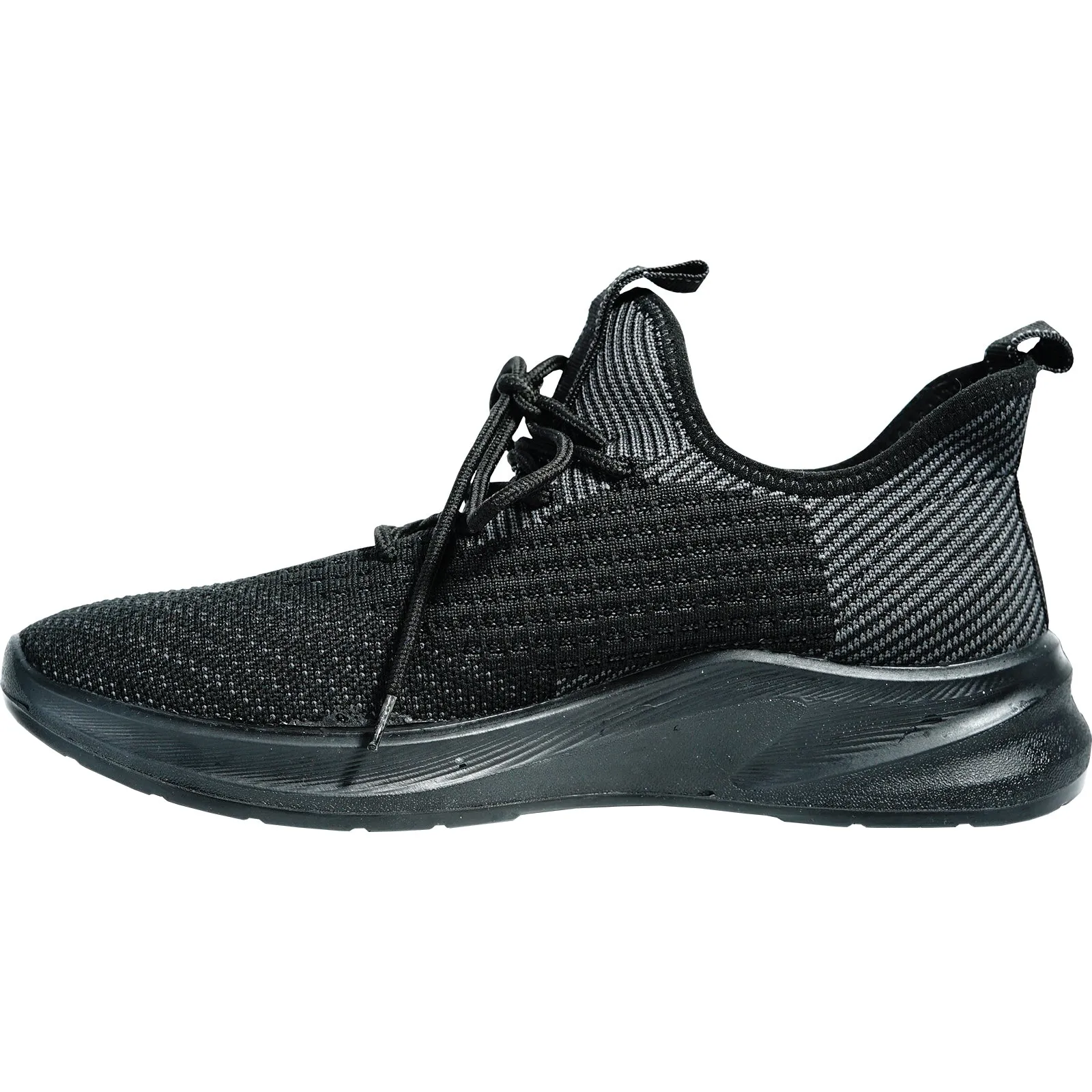 VANGELO Men Slip Resistant Shoe JIMMY-5 Black  - Wide Width Available