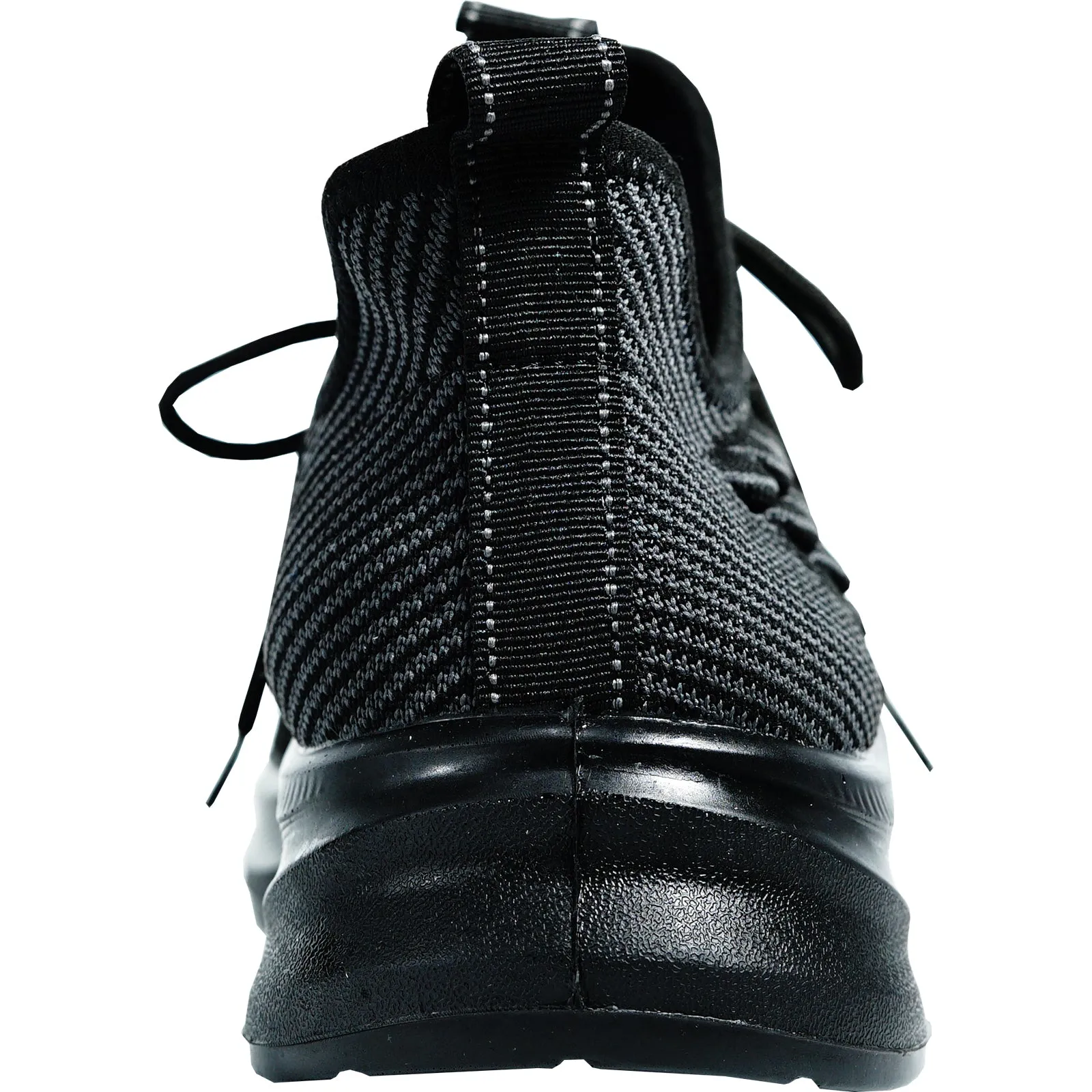 VANGELO Men Slip Resistant Shoe JIMMY-5 Black  - Wide Width Available
