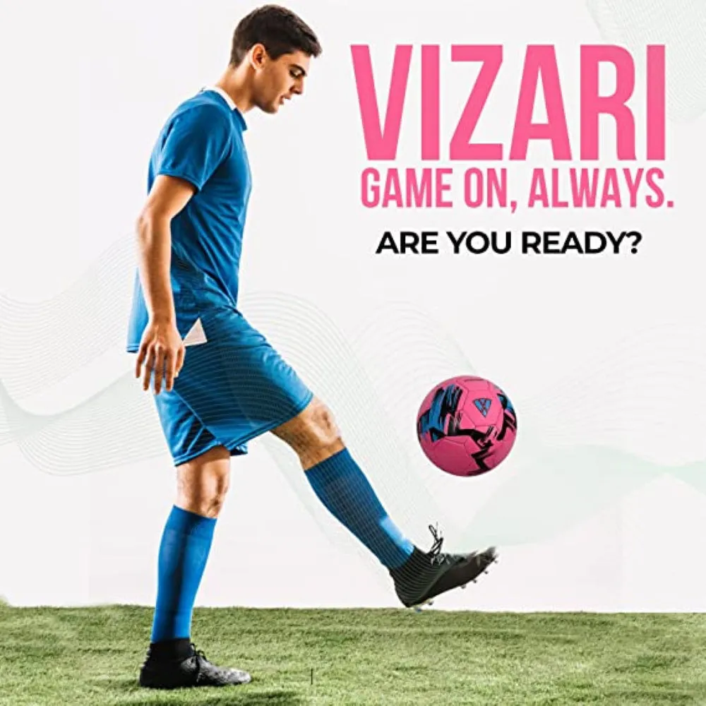 Verona Soccer Ball - Pink/Black/Sky