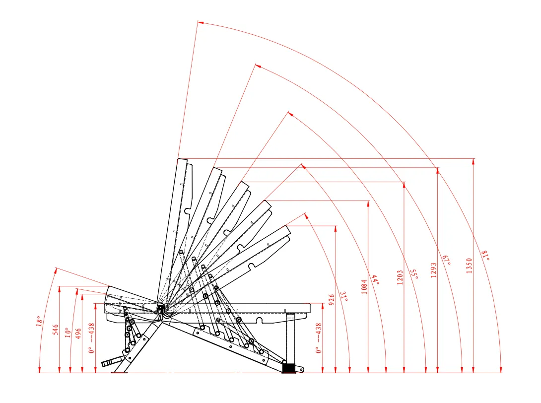 Vertex VX100 Adjustable Bench