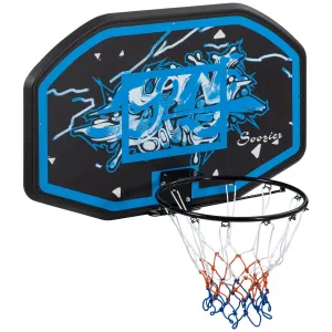 Walll Mounted Basketball Hoop Black & Blue by Sportnow