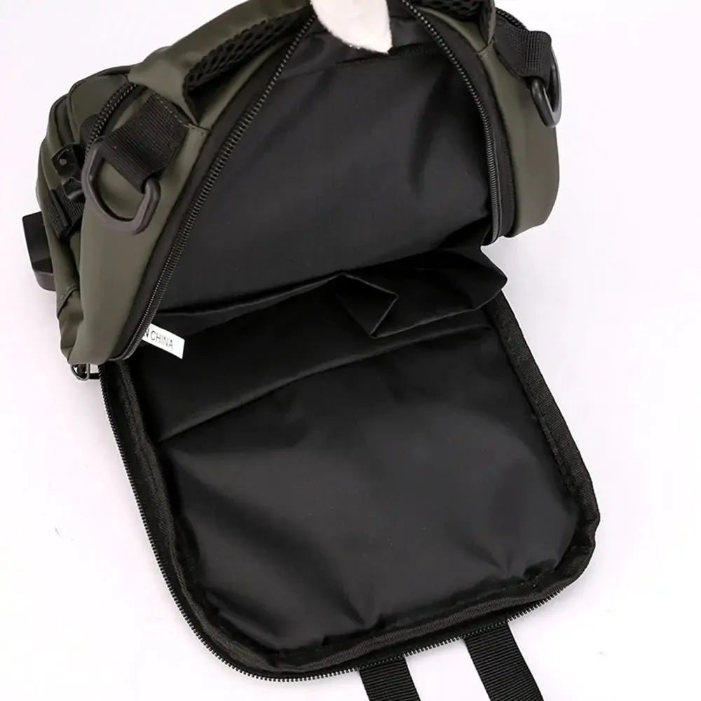 Waterproof Chest Bag with USB Charging Port