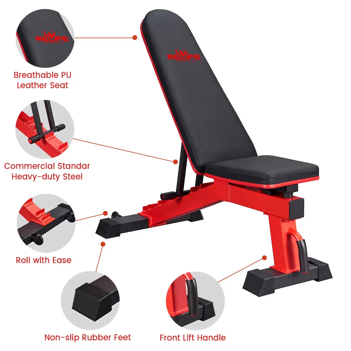 WB603 Commercial Weight Bench