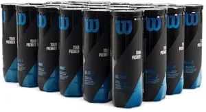 Wilson Tour Premier All Court Tennis Balls (24 Cans/Carton)