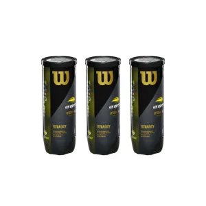 Wilson US Open Tennis Balls (3 Cans Bundle)