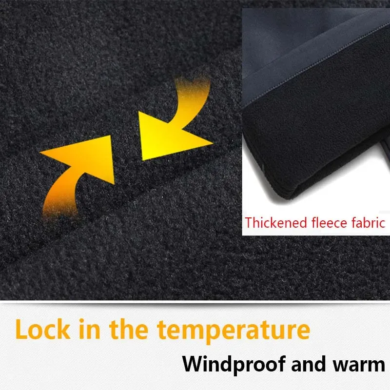 Winter outdoor fleece softshell pants, waterproof tactical pants, windproof and warm training pants, camping and hiking pants
