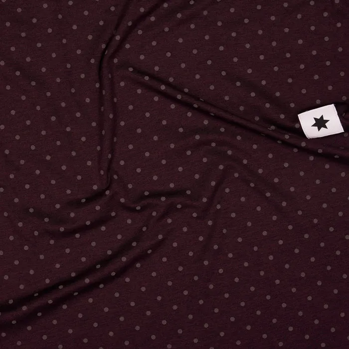 Women Polka Pace Long Sleeve | Reflective Purple