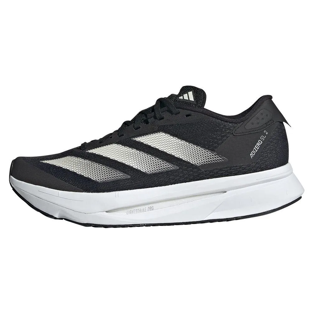 Women`s Adizero SL2 Running Shoes Core Black and Zero Metallic