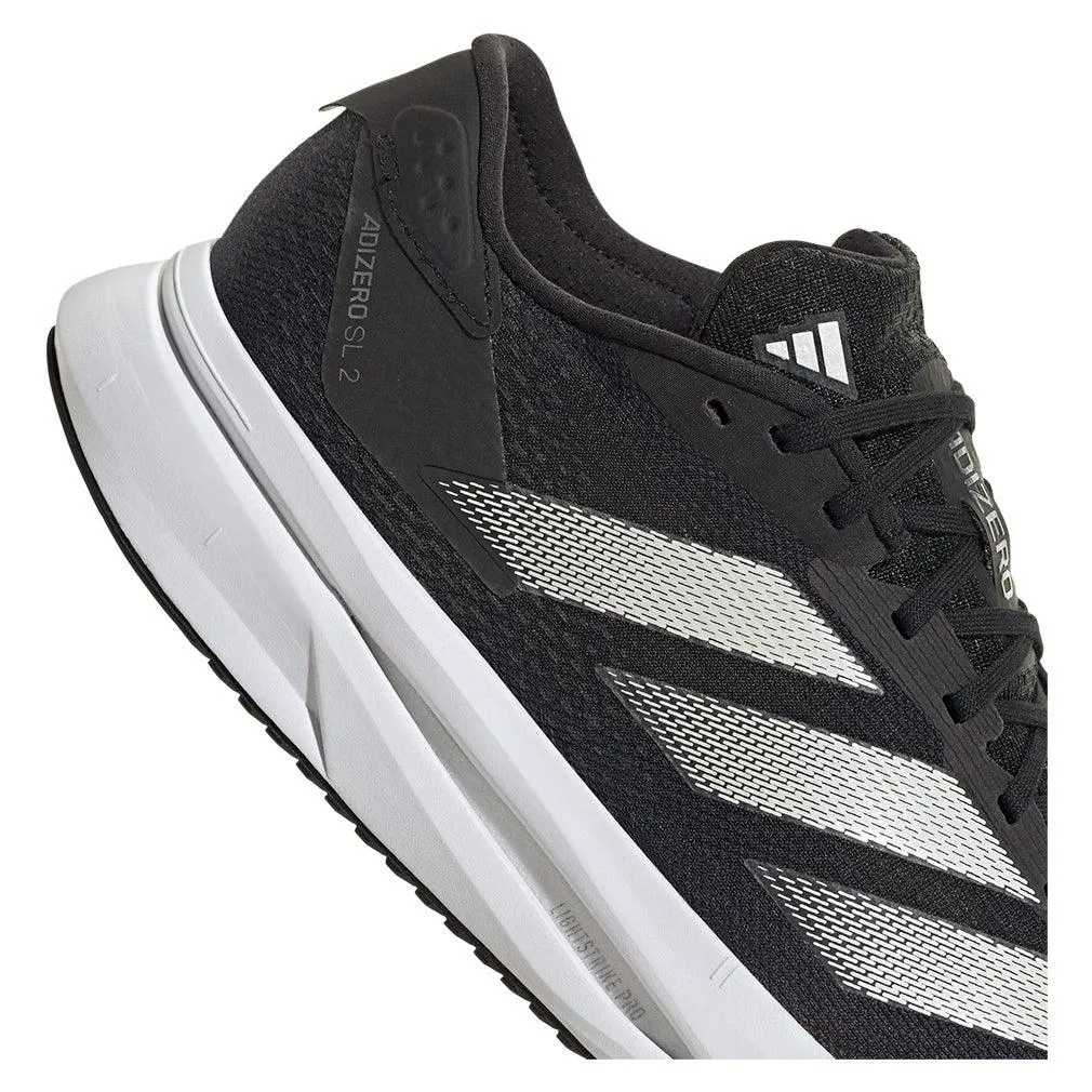 Women`s Adizero SL2 Running Shoes Core Black and Zero Metallic
