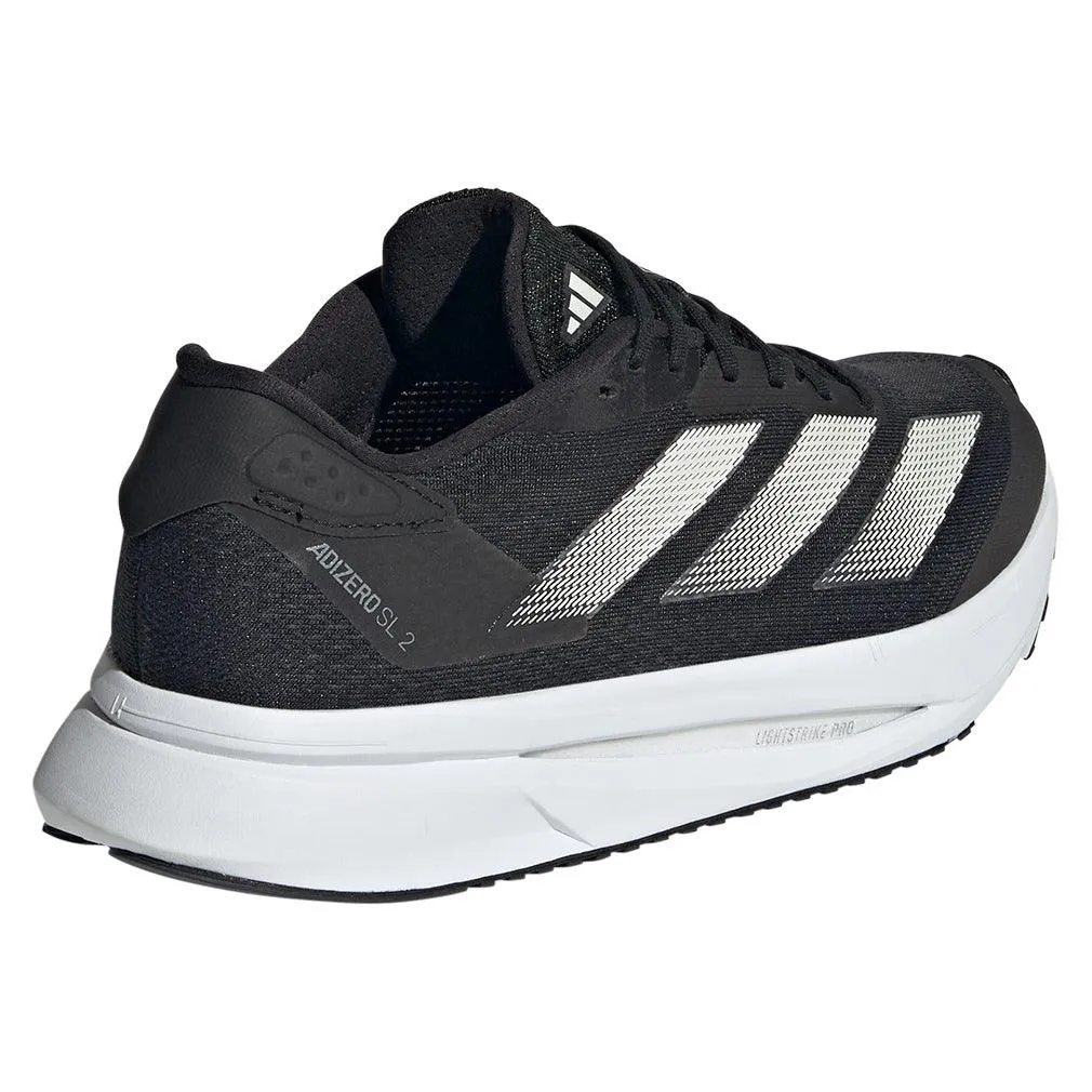 Women`s Adizero SL2 Running Shoes Core Black and Zero Metallic