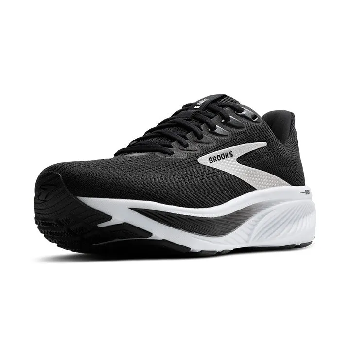 Women's Brooks Ghost 17 Wide 1204311D090 Color:  Black/Grey/White