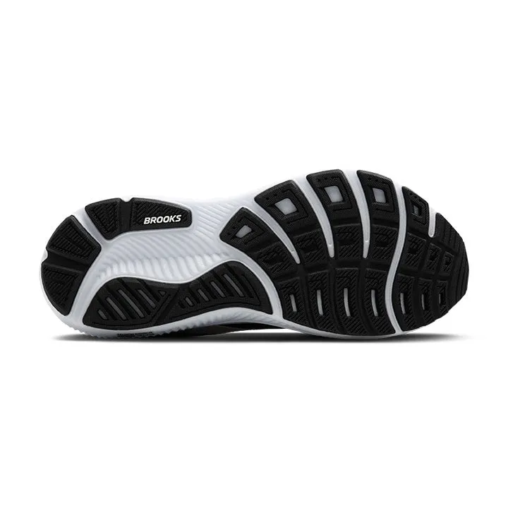 Women's Brooks Ghost 17 Wide 1204311D090 Color:  Black/Grey/White
