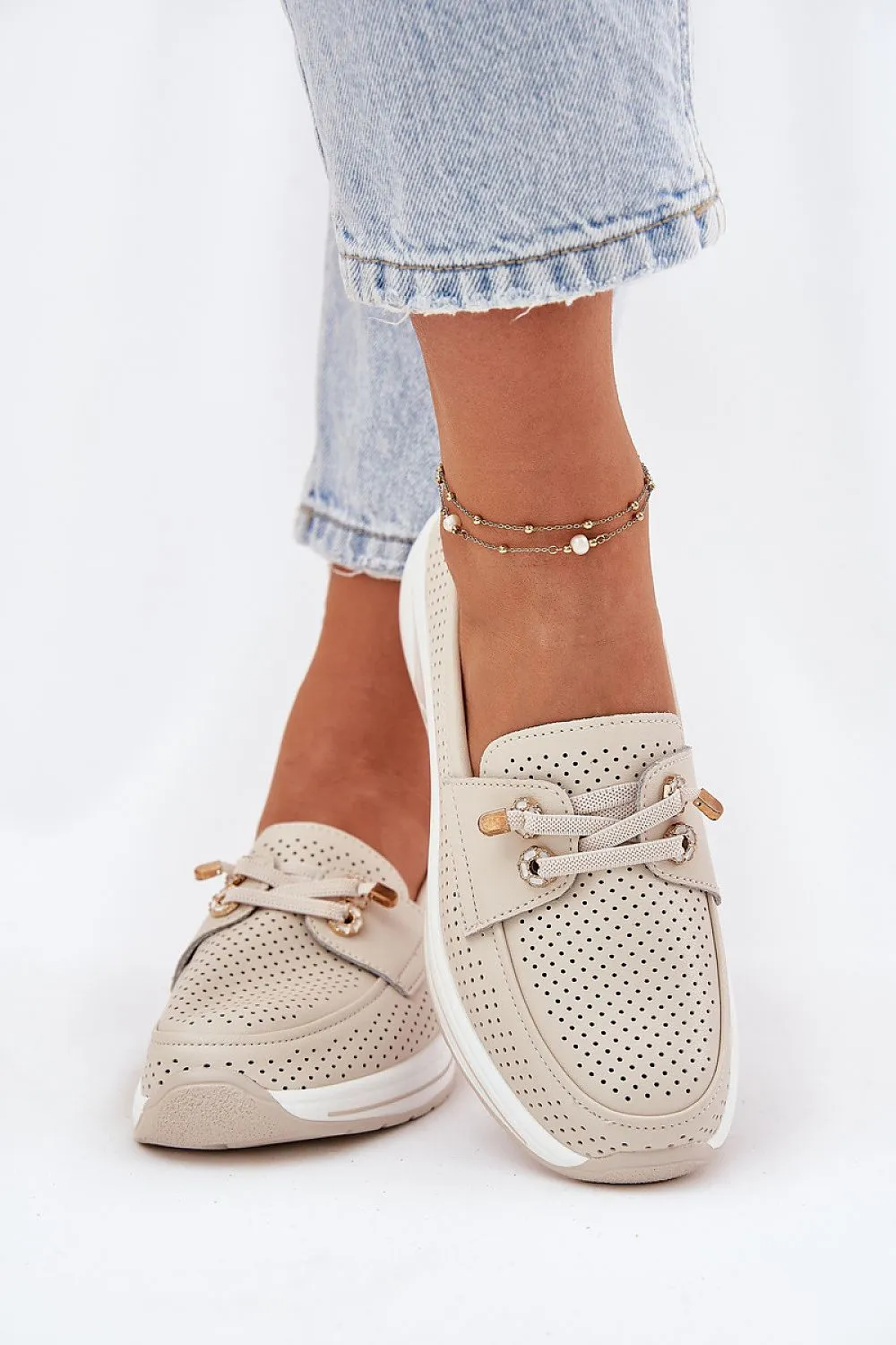 Women's shoes made of natural suede