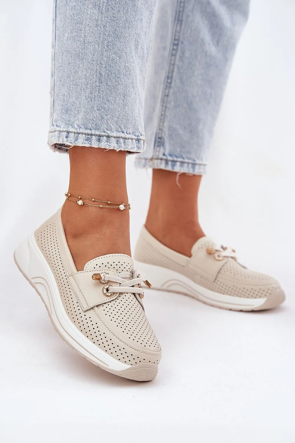 Women's shoes made of natural suede