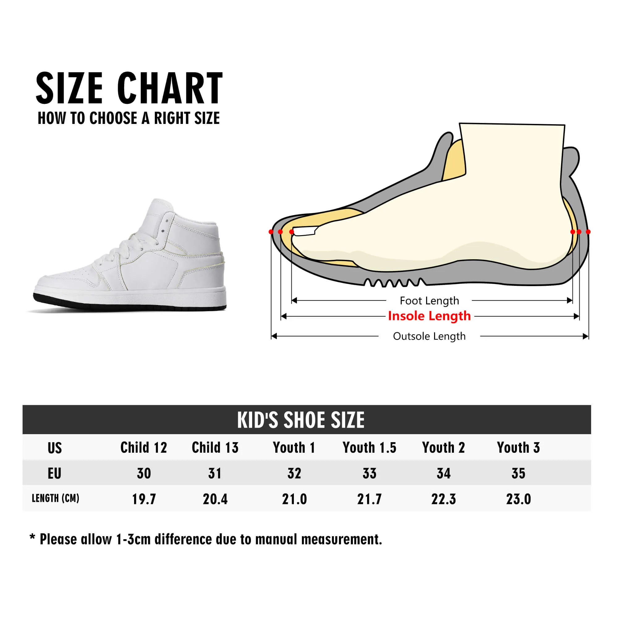 Youth Team High Top Basketball Shoes